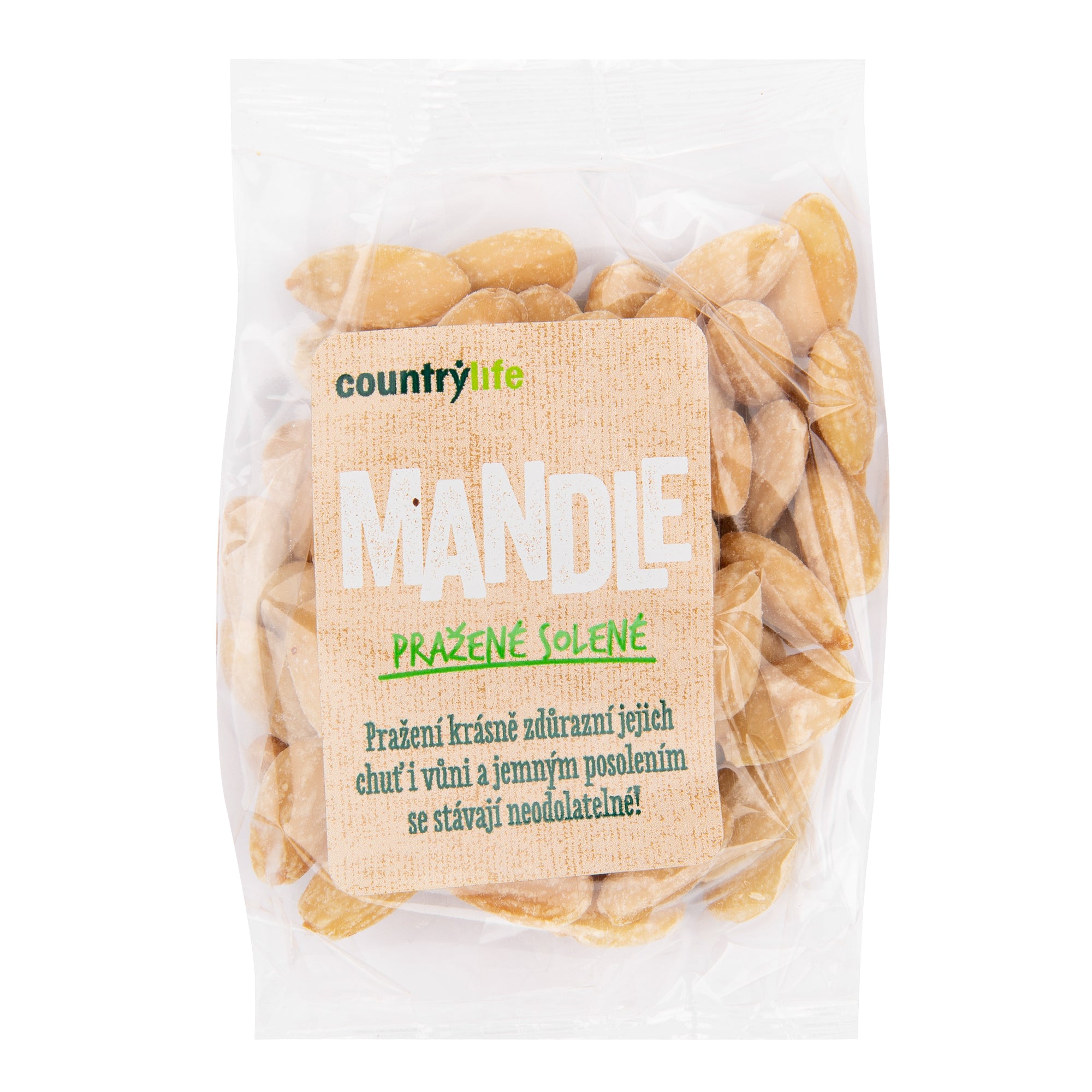 Mandle pražené solené 80 g COUNTRY LIFE Mandle pražené solené 80 g COUNTRY LIFE