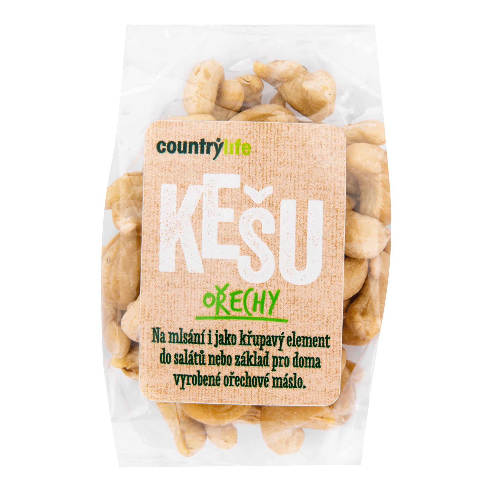 Kešu ořechy 100 g COUNTRY LIFE Kešu ořechy 100 g COUNTRY LIFE