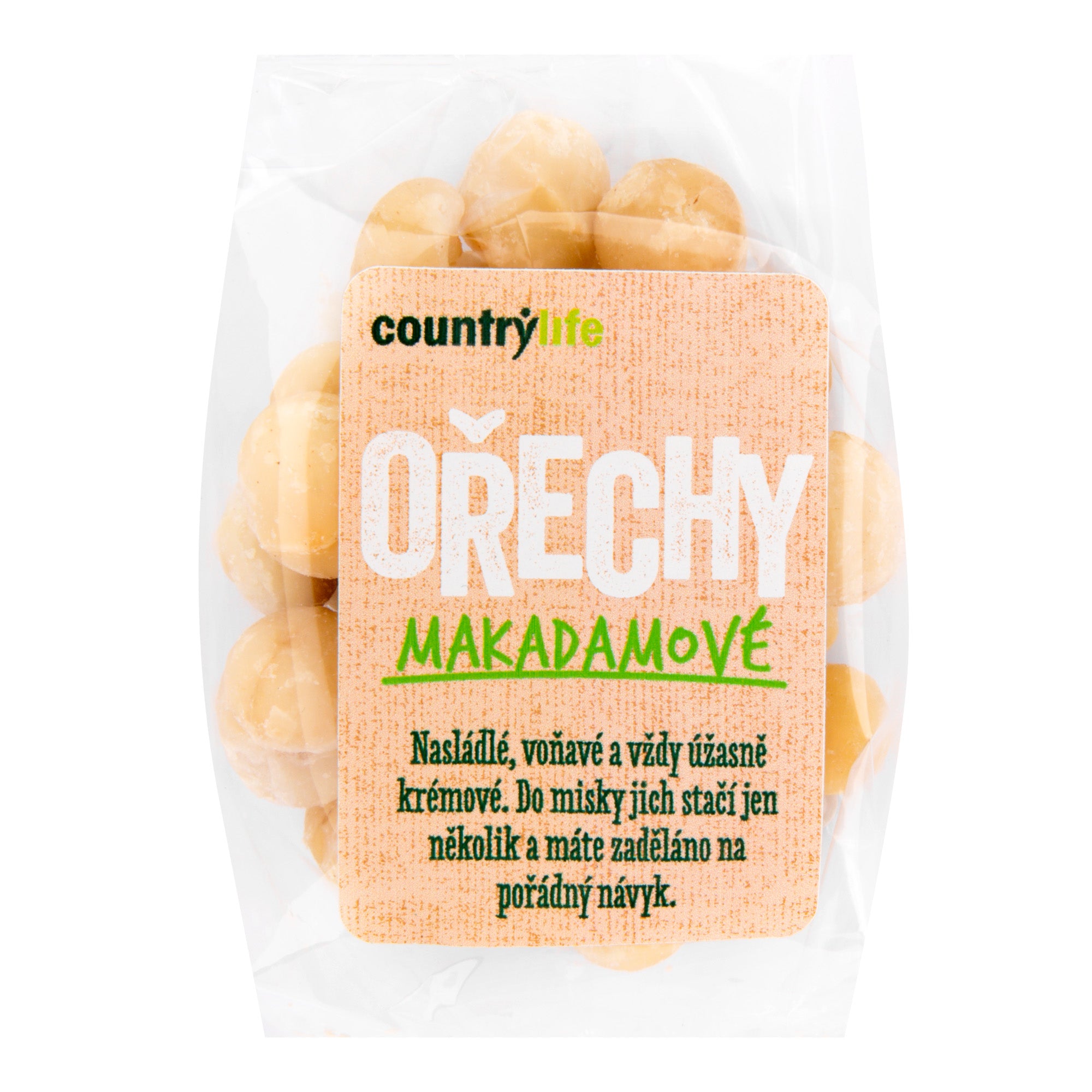Makadamové ořechy 80 g COUNTRY LIFE Makadamové ořechy 80 g COUNTRY LIFE