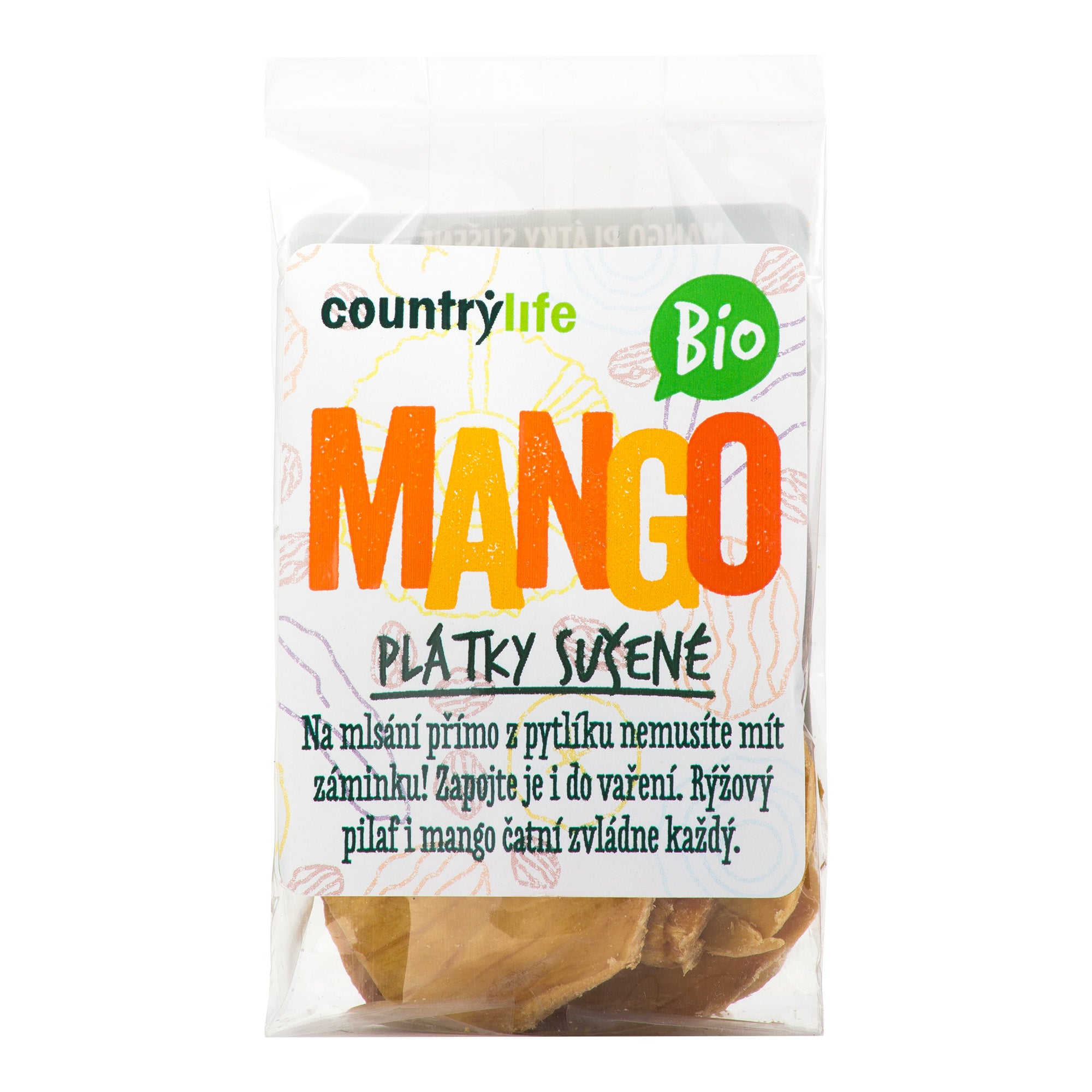 Mango plátky sušené 80 g BIO COUNTRY LIFE Mango plátky sušené 80 g BIO COUNTRY LIFE
