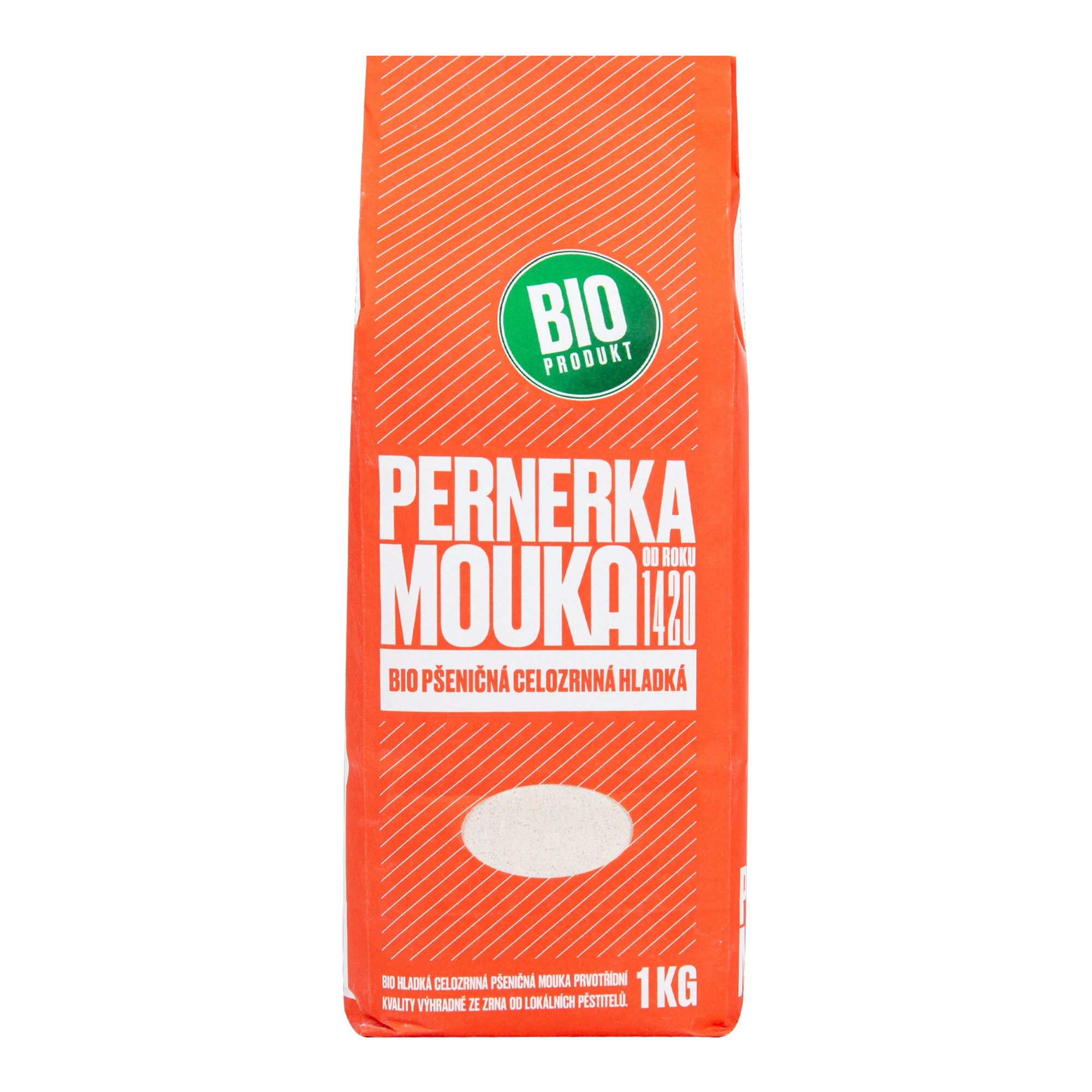 Mouka pšeničná celozrnná hladká 1 kg BIO PERNERKA Mouka pšeničná celozrnná hladká 1 kg BIO PERNERKA