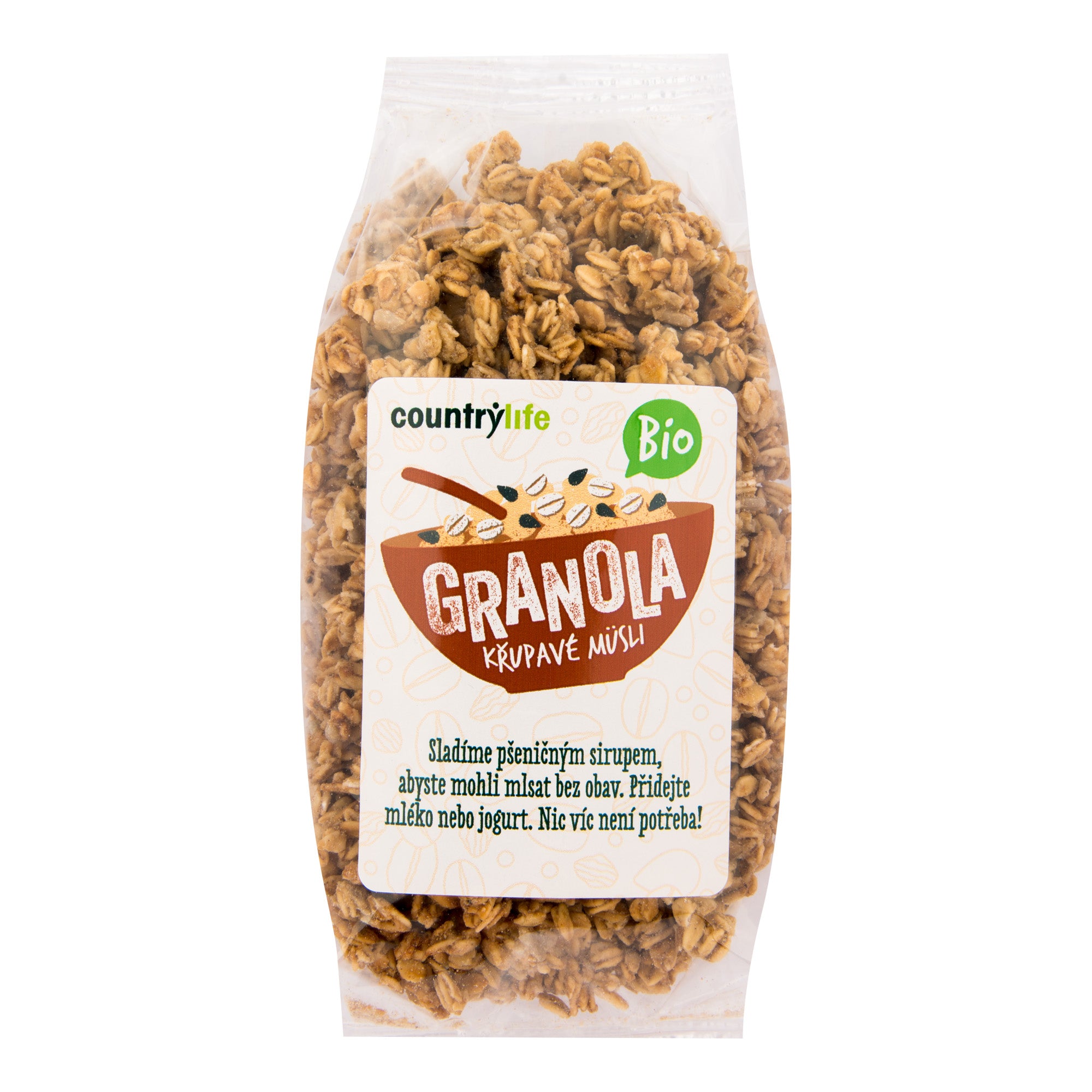 Country Life Granola – Křupavé müsli BIO (350 g) – slazené pšeničným sirupem Country Life Granola - Křupavé müsli BIO (350 g) - slazené pšeničným sirupem