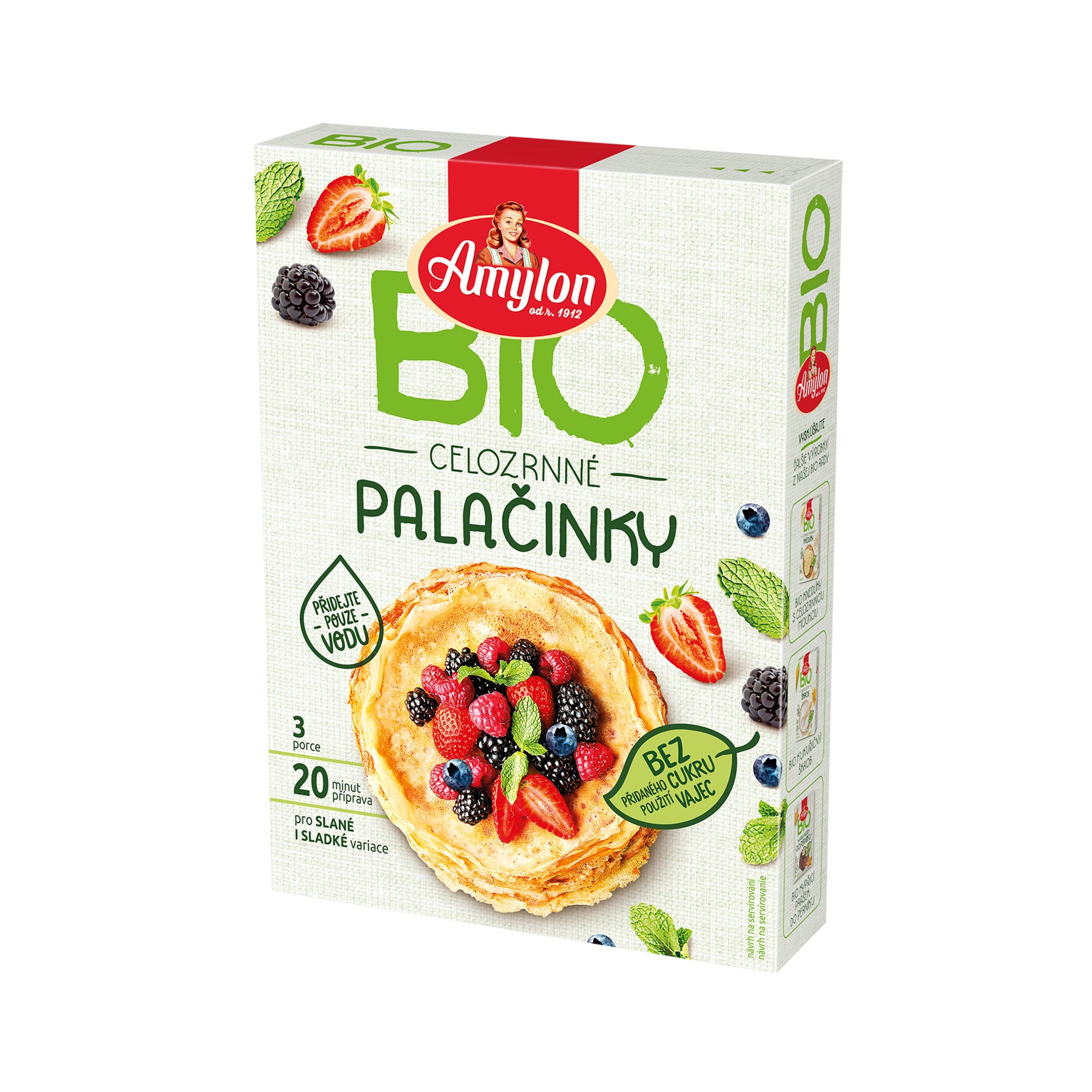 Palačinky celozrnné 250 g BIO AMYLON Palačinky celozrnné 250 g BIO AMYLON
