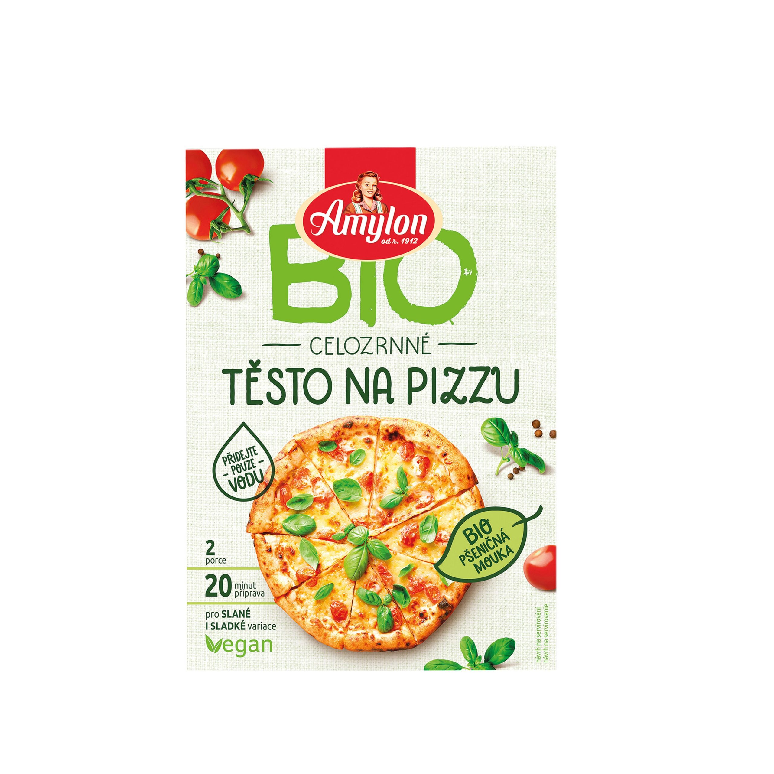 Pizza celozrnná 250 g BIO AMYLON Pizza celozrnná 250 g BIO AMYLON