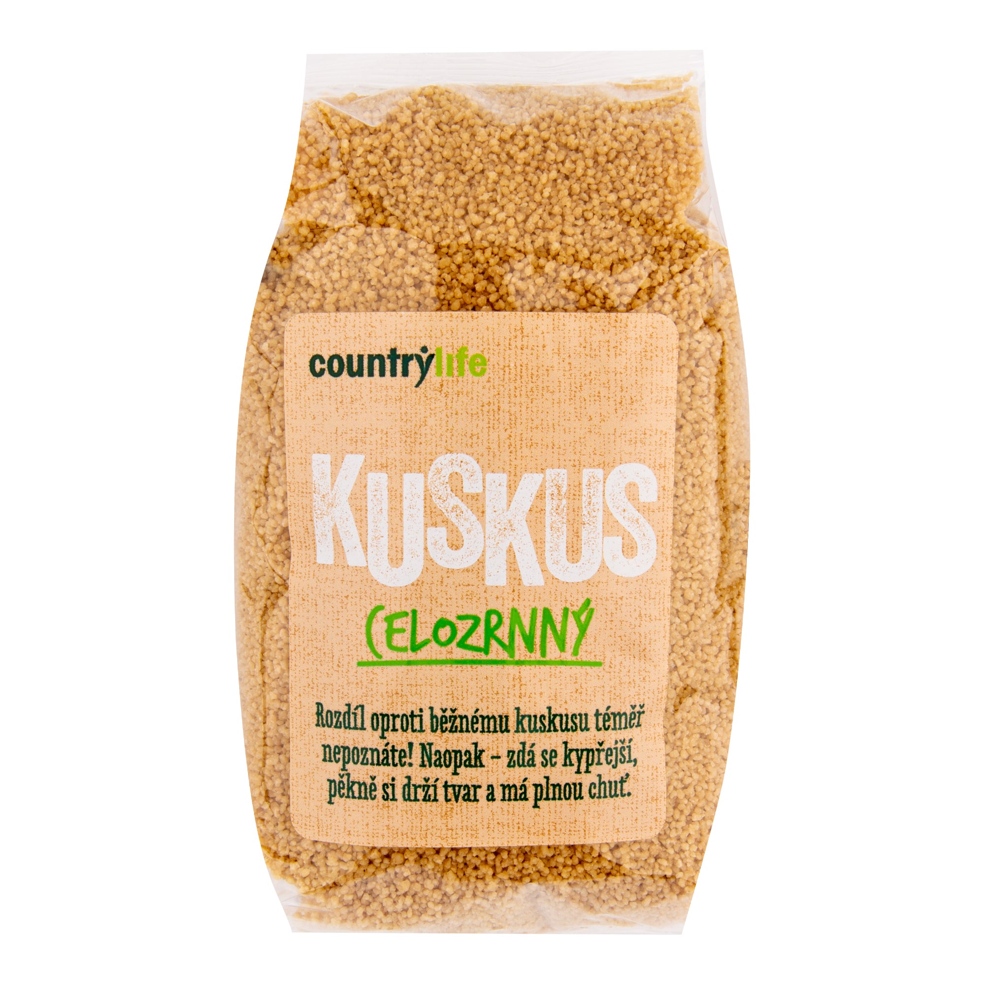 Kuskus celozrnný 500 g COUNTRY LIFE Kuskus celozrnný 500 g COUNTRY LIFE