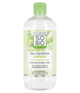 SO’BiO étic Voda micelární Aloe Vera čisticí - zinek a citrusy BIO (500 ml) - ideální pro smíšenou až mastnou pleť