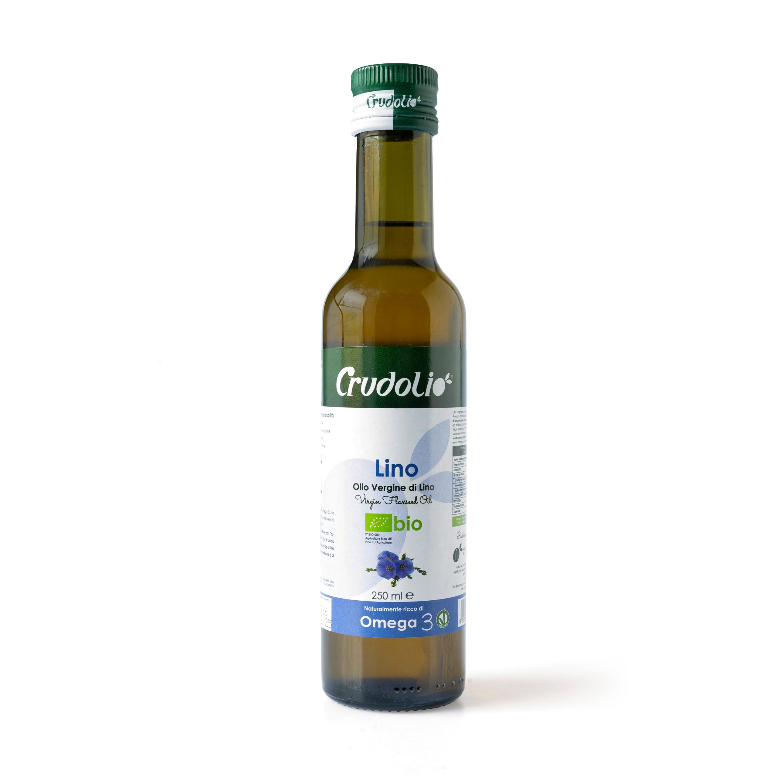 Olej lněný 250 ml BIO CRUDOLIO Olej lněný 250 ml BIO CRUDOLIO