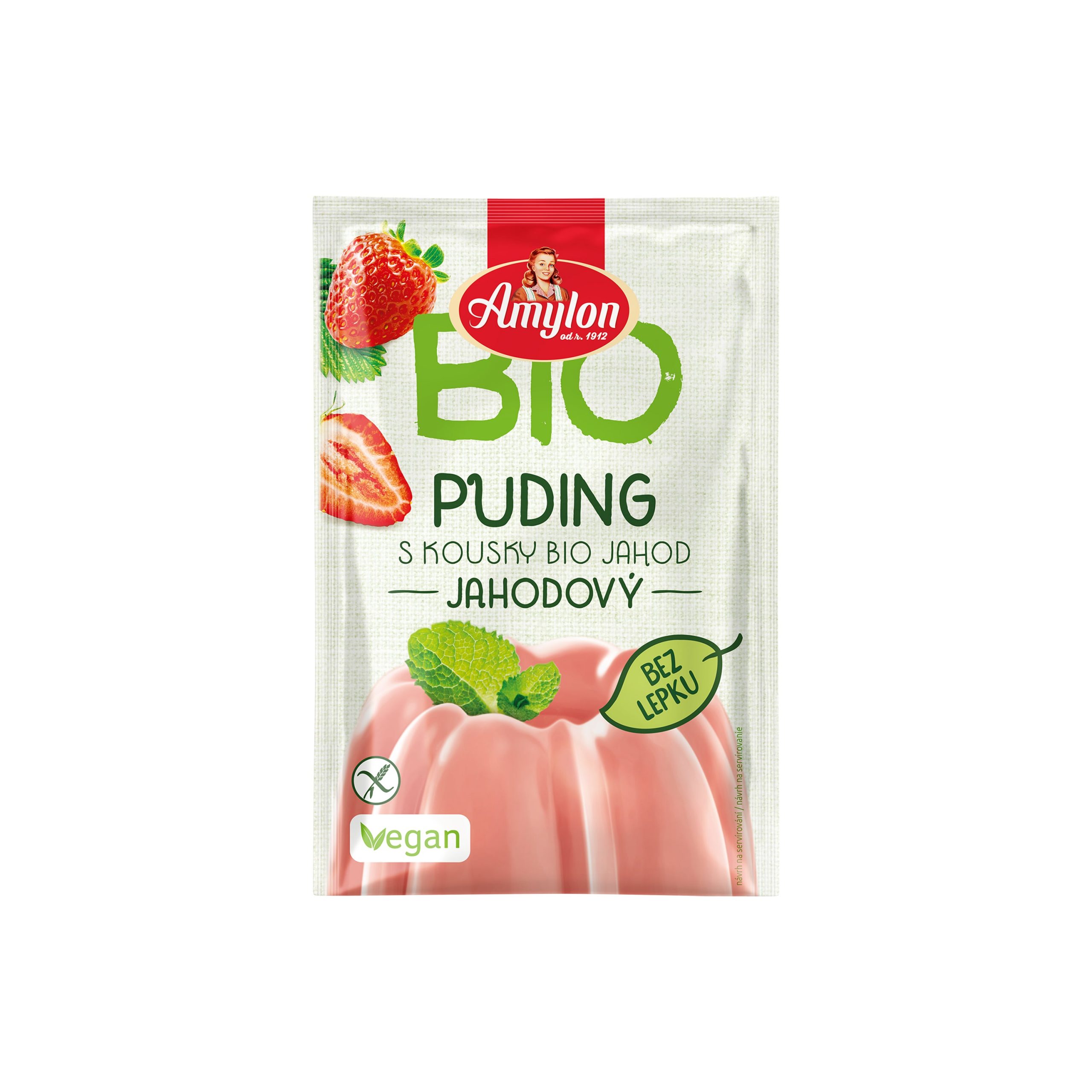 Pudink jahodový bezlepkový 40 g BIO AMYLON Pudink jahodový bezlepkový 40 g BIO AMYLON