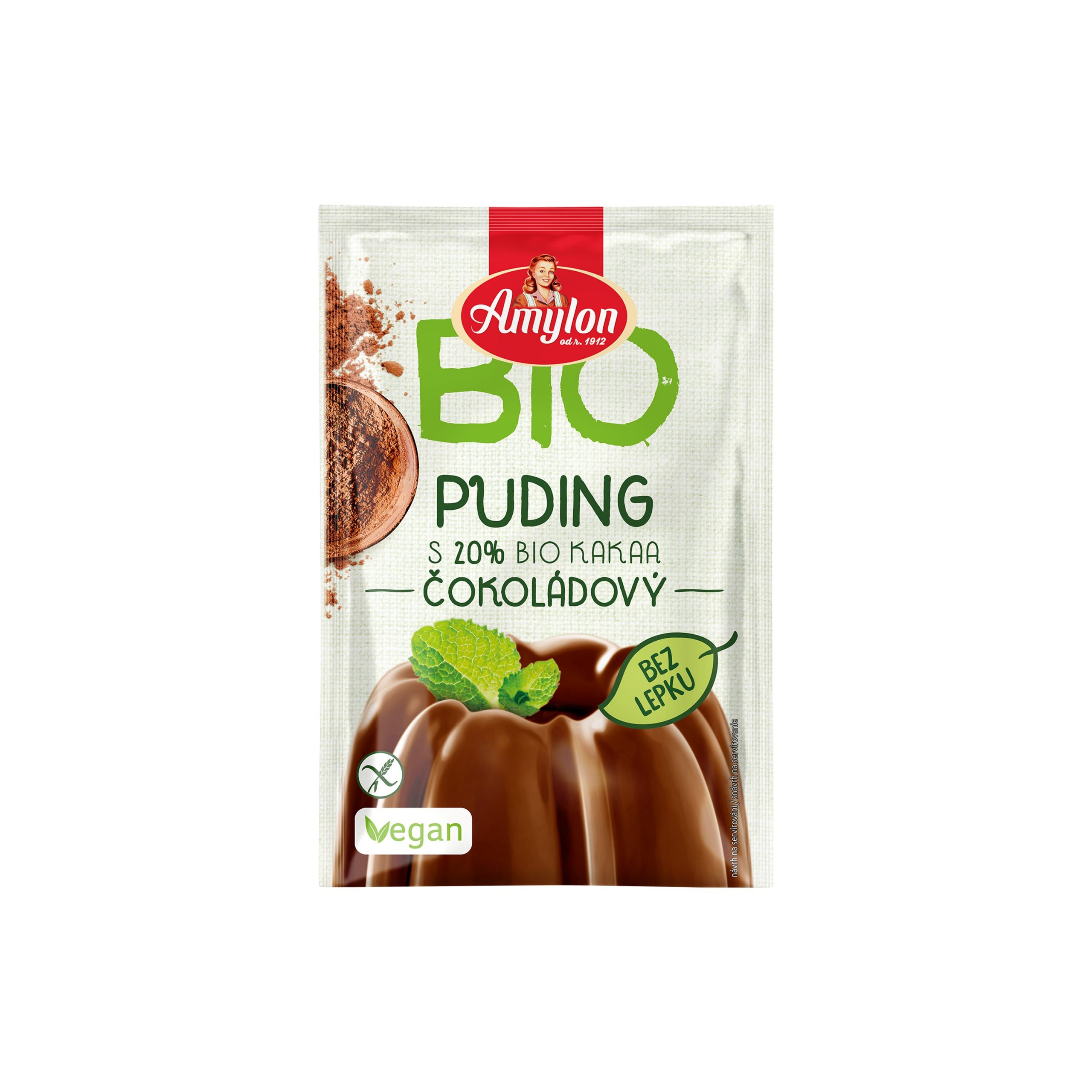 Pudink čokoládový bezlepkový 40 g BIO AMYLON Pudink čokoládový bezlepkový 40 g BIO AMYLON