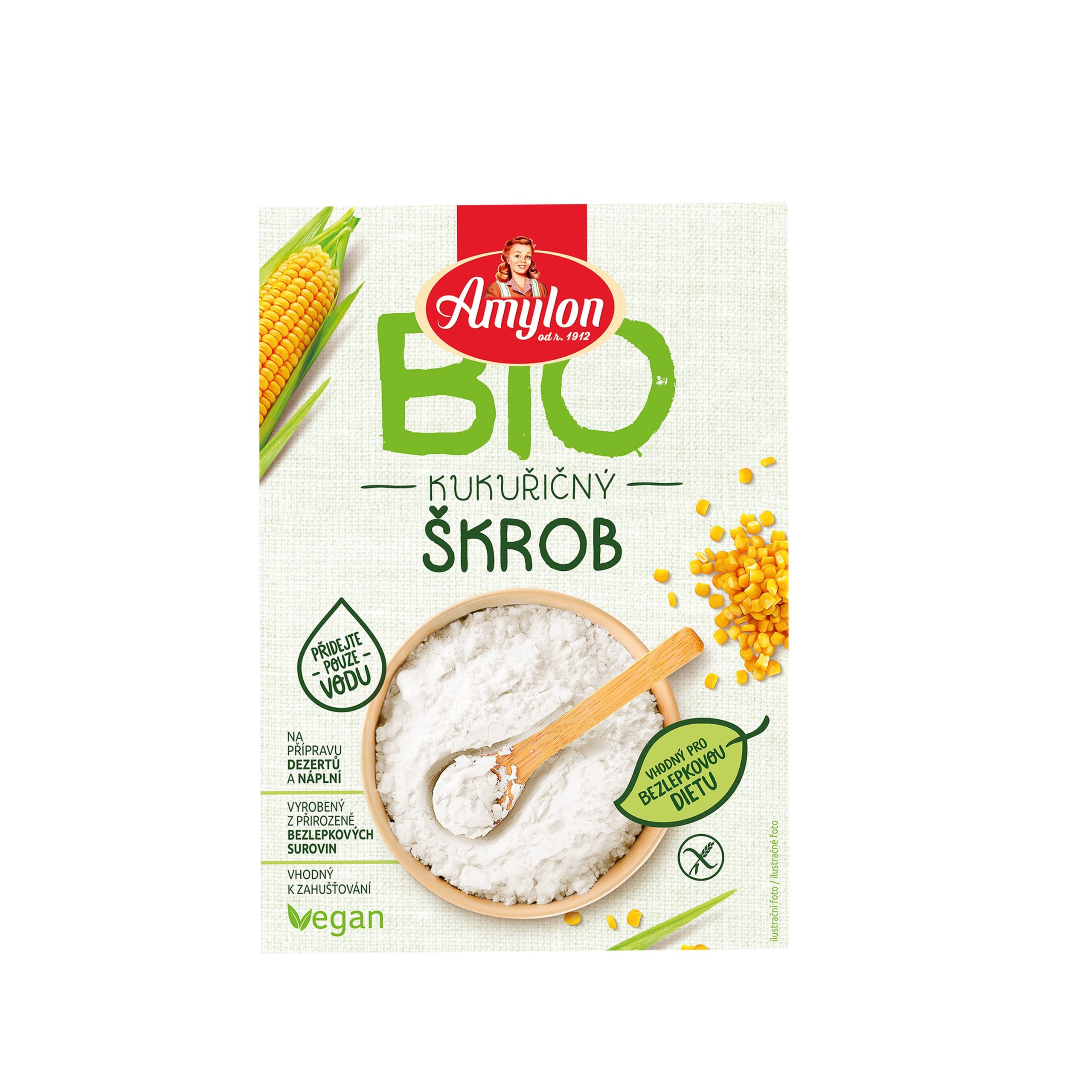 Škrob kukuřičný 200 g BIO AMYLON Škrob kukuřičný 200 g BIO AMYLON