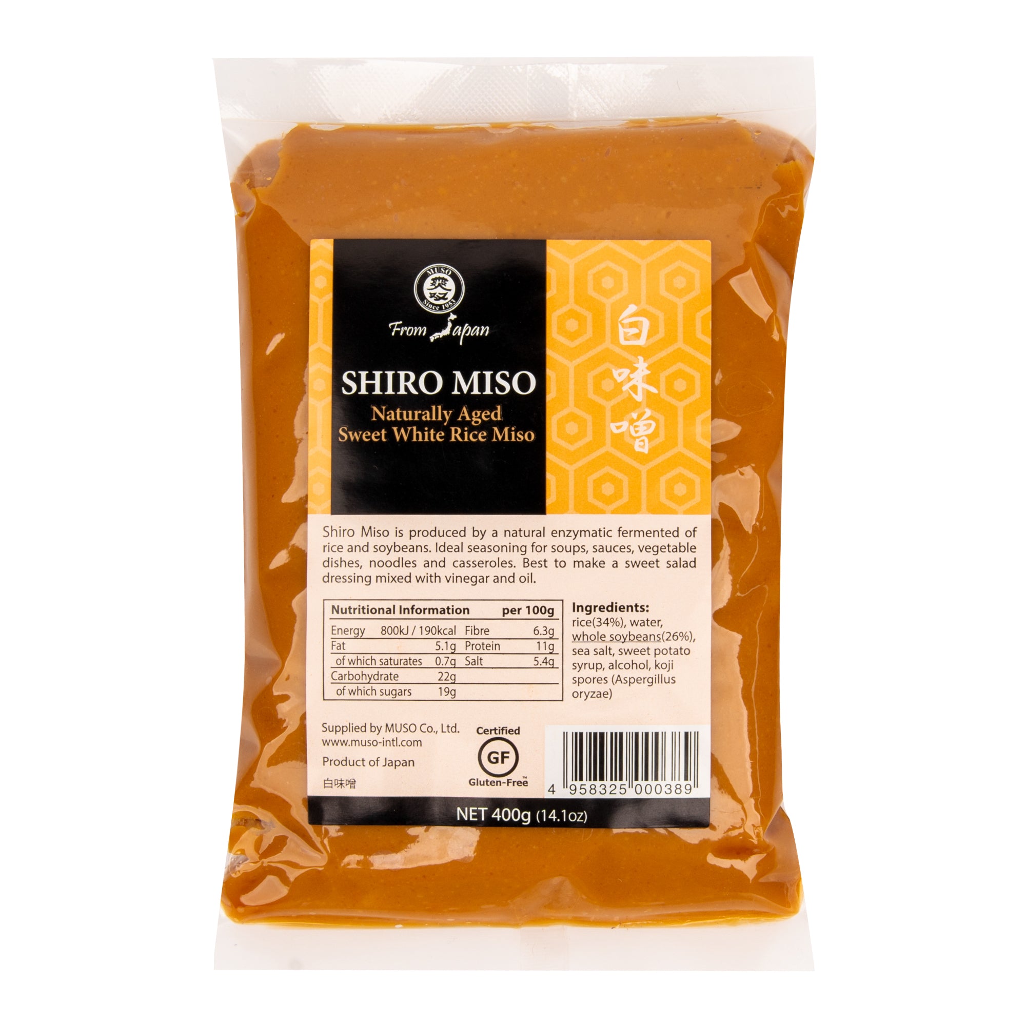 Muso Miso shiro bílá rýže (400 g) Muso Miso shiro bílá rýže (400 g)