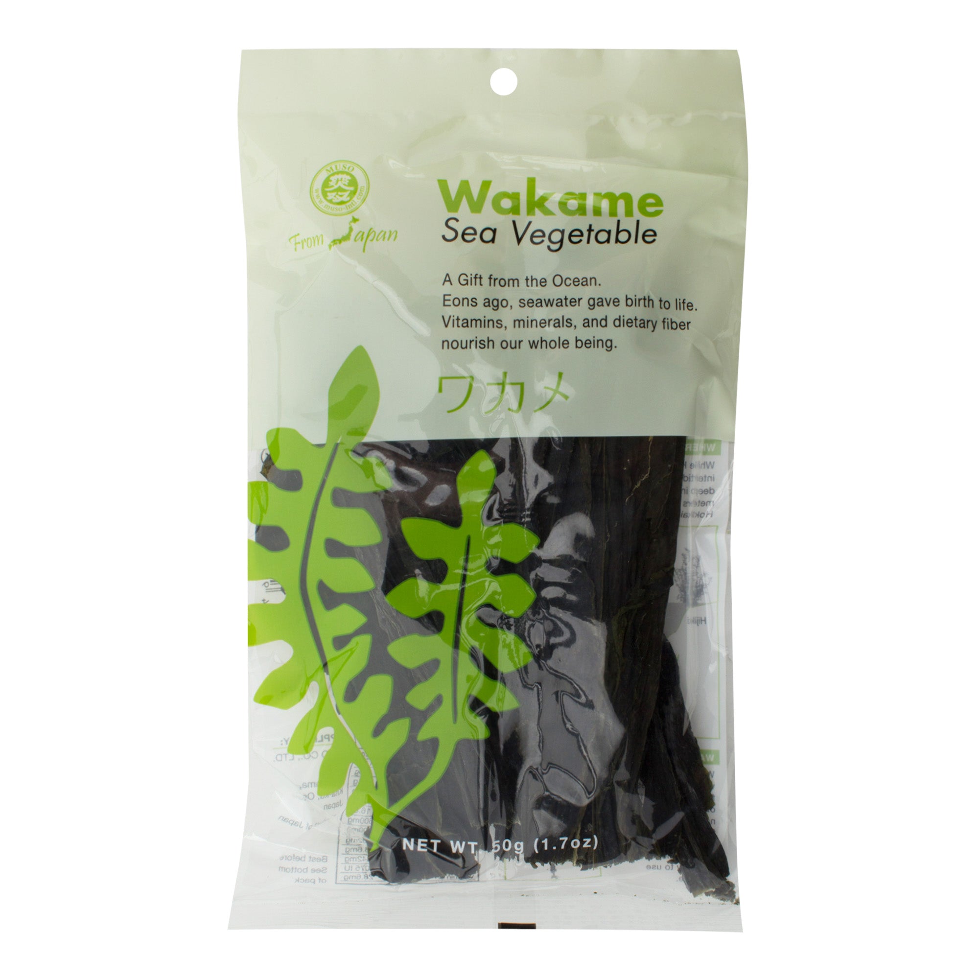 Muso Mořské řasy Wakame (50 g) Muso Mořské řasy Wakame (50 g)