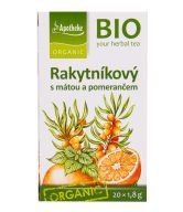 Apotheke Čaj rakytníkový s mátou a pomerančem - nálevové sáčky (20 x 1