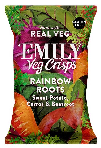 Emily Zeleninové chipsy – 30 g – se slunečnicovým olejem Emily Zeleninové chipsy - 30 g - se slunečnicovým olejem