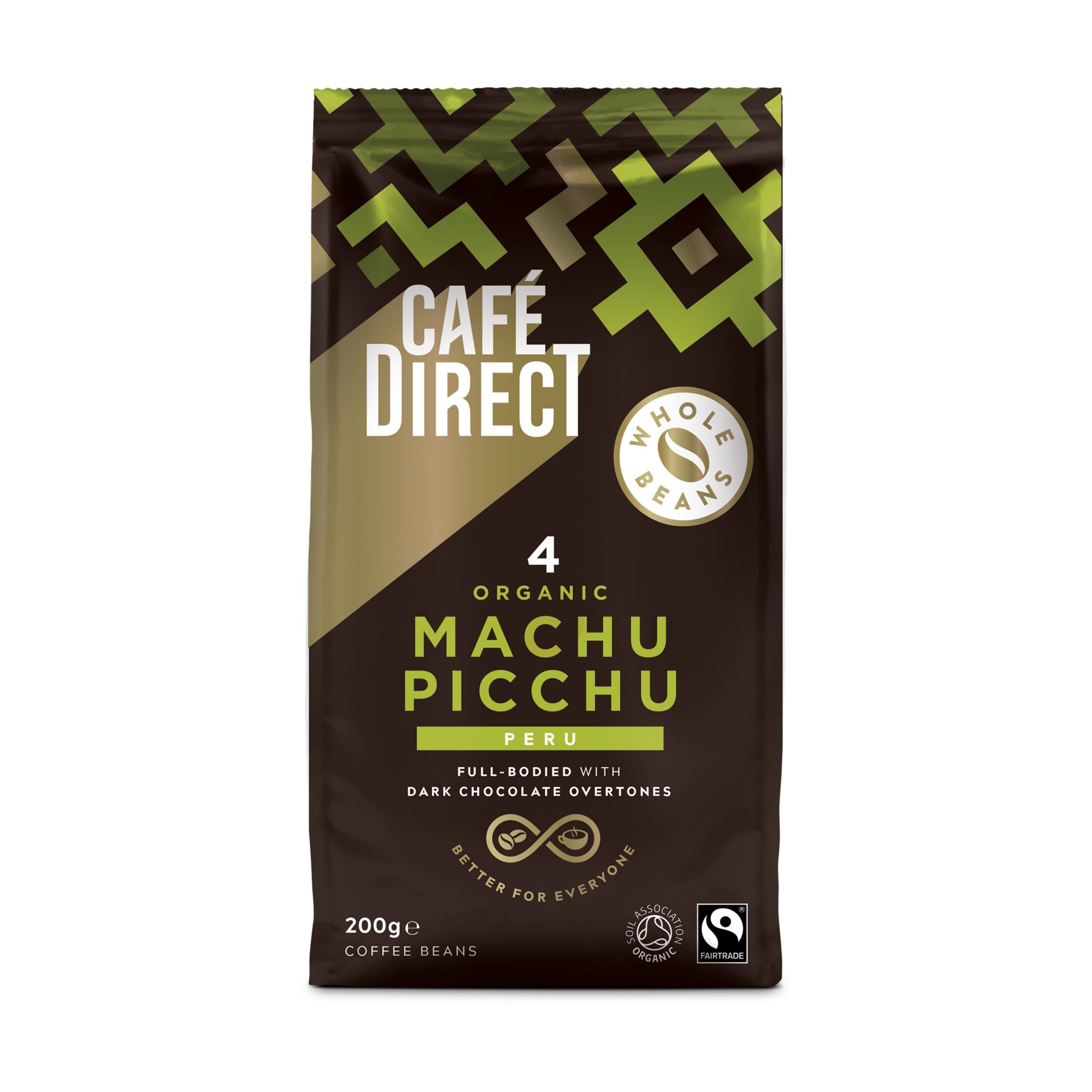 Cafédirect Káva zrnková Machu Picchu SCA BIO (200 g) – férovost v každém zrnku z peruánských and Cafédirect Káva zrnková Machu Picchu SCA BIO (200 g) - férovost v každém zrnku z peruánských and