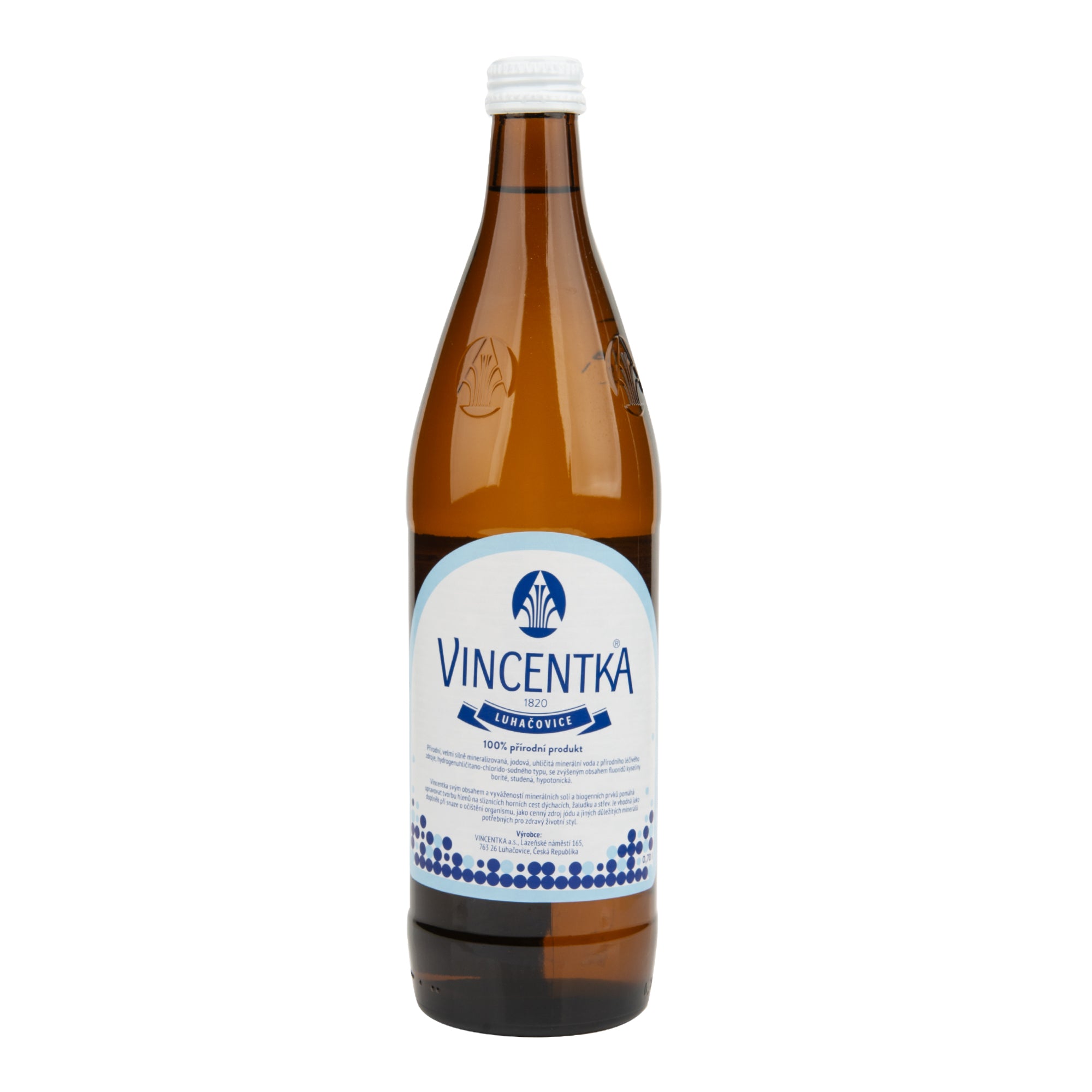 Vincentka minerální voda 700 ml VINCENTKA Vincentka minerální voda 700 ml VINCENTKA