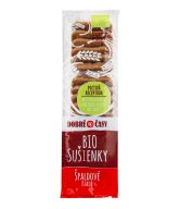 Sušenky špaldové celozrnné karobové 100 g BIO DOBRÉ ČASY