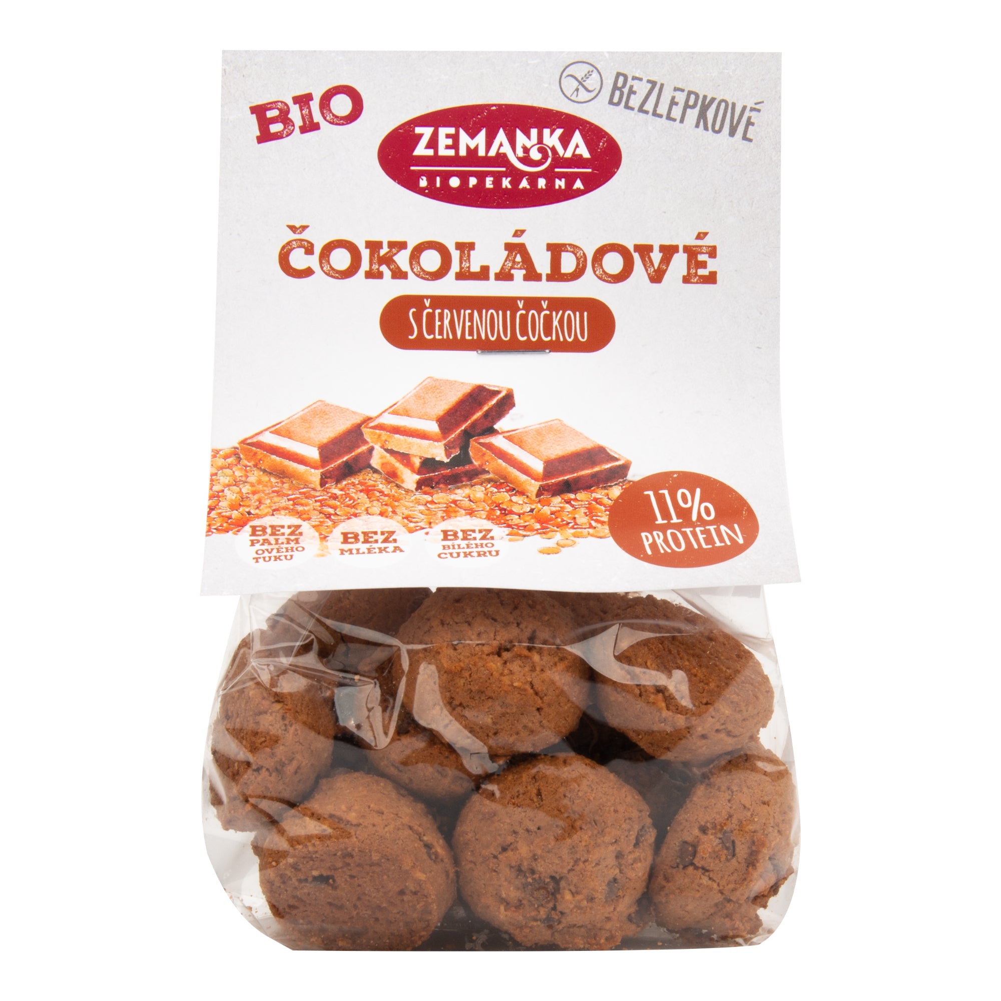 Zemanka Hrudky čočkové s kokosem a čokoládou BIO – bezlepkové (100 g) – bio mlsání bez lepku i palmáče Zemanka Hrudky čočkové s kokosem a čokoládou BIO - bezlepkové (100 g) - bio mlsání bez lepku i palmáče