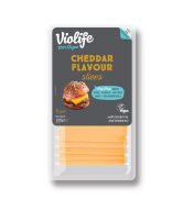 Plátky s příchutí cheddar 100 g VIOLIFE