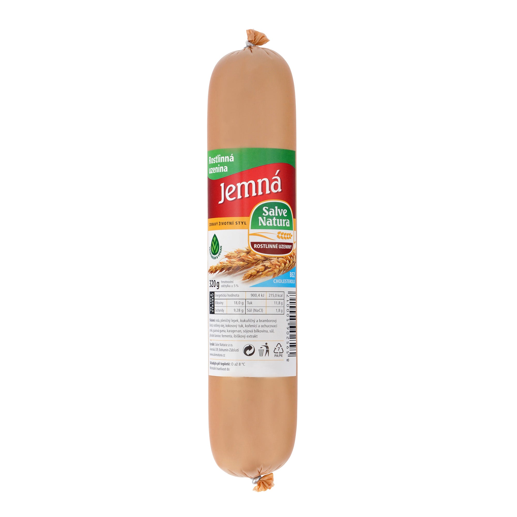 Jemná rostlinná uzenina 320 g SALVE NATURA Jemná rostlinná uzenina 320 g SALVE NATURA