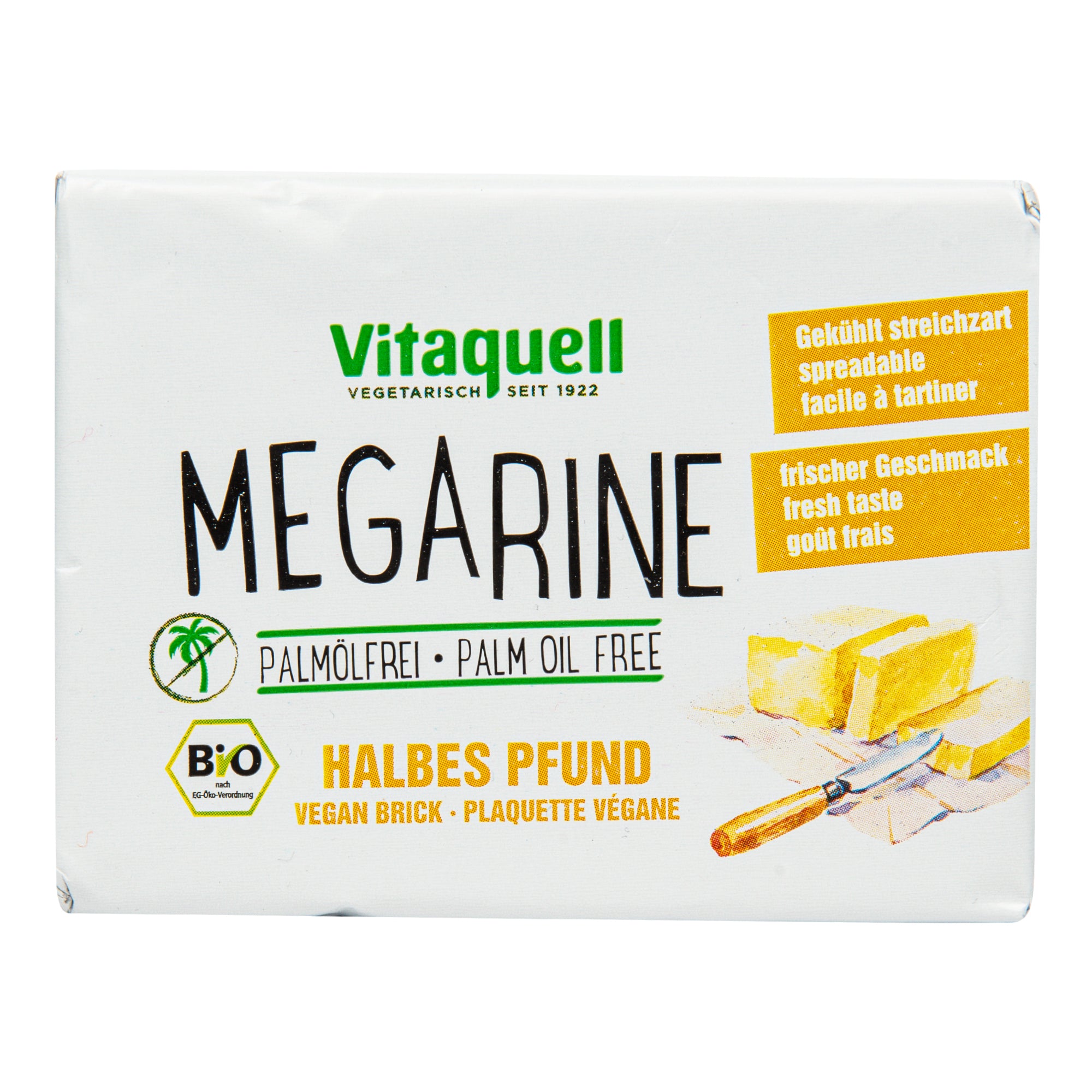 Margarín kokosovo-slunečnicový s bambuckým máslem 250 g BIO VITAQUELL Margarín kokosovo-slunečnicový s bambuckým máslem 250 g BIO VITAQUELL