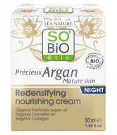 SO’BiO étic Anti-age Precieux Krém noční výživný a zpevňující GOLD BIO (50 ml) - ideální pro zralou pleť