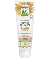 SO’BiO étic Šampon argan pro lesk - pro normální až suché vlasy BIO (250 ml) - vyživuje a obnovuje elasticitu