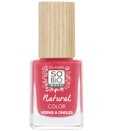 SO’BiO étic Lak na nehty - 35 vibrující korálová (11 ml) - se zářivou a intenzivní barvou