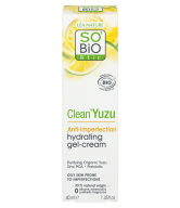 SO’BiO étic Gel-krém pleťový hydratační - Clean Yuzu BIO (40 ml) - ideální pro mastnou pleť