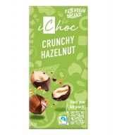 iChoc Tabulka křupavý oříšek vegan BIO (80 g) - fair trade kvalita
