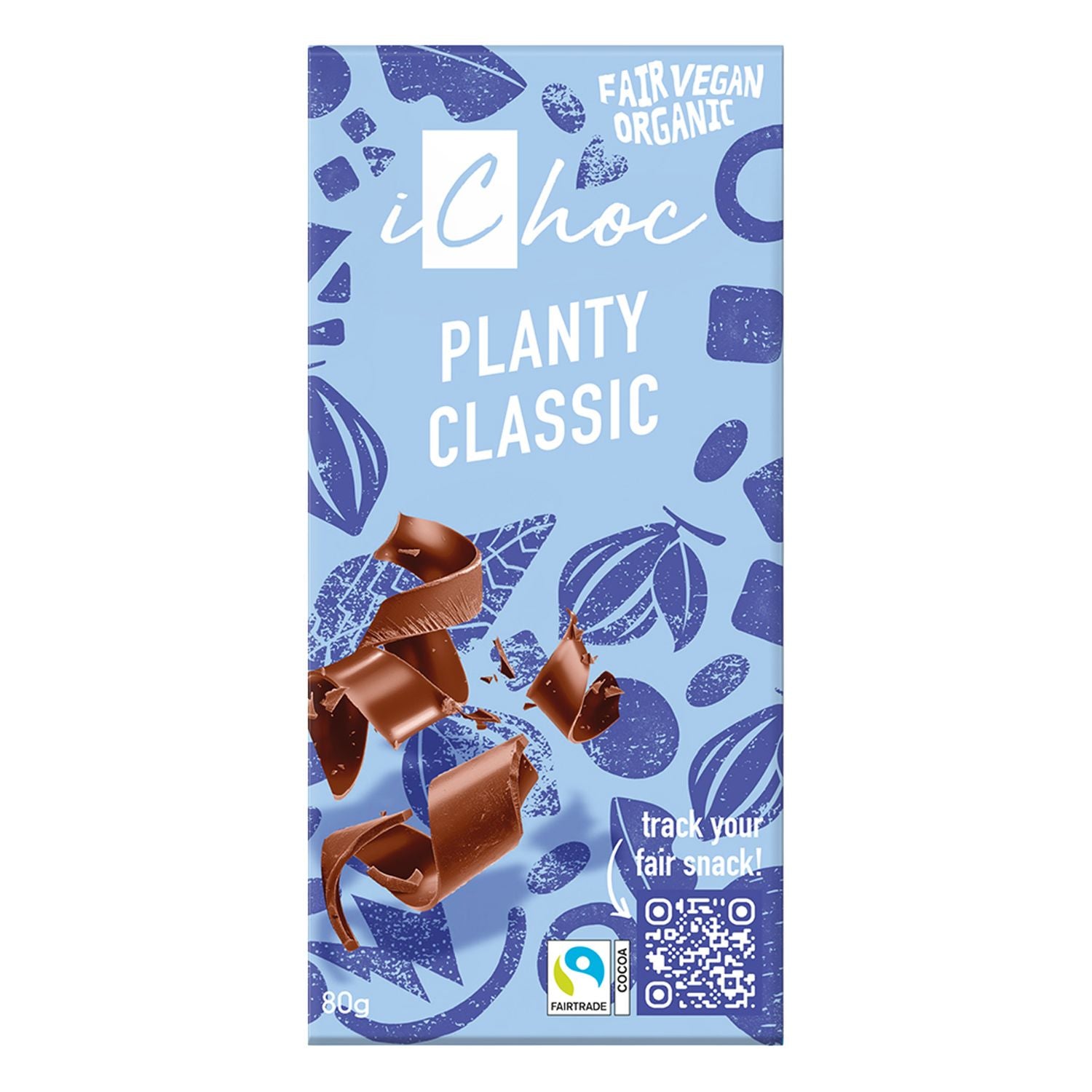 iChoc Tabulka kakaová classic vegan BIO (80 g) – fair trade kvalita iChoc Tabulka kakaová classic vegan BIO (80 g) - fair trade kvalita
