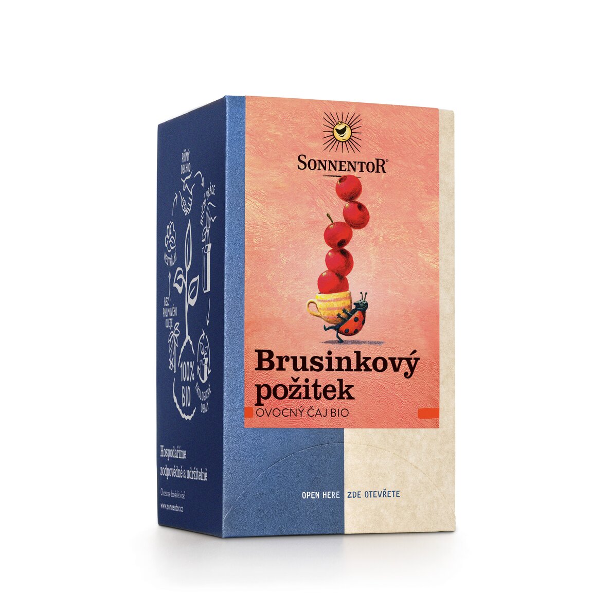 Sonnentor Ovocný čaj BIO Brusinkový požitek – nálev. sáčky (18 x 2 Sonnentor Ovocný čaj BIO Brusinkový požitek - nálev. sáčky (18 x 2