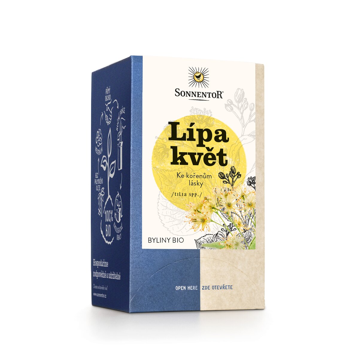 Sonnentor Bylinný čaj Lipový květ BIO – nálev. sáčky (27 g) – květinově sladká chuť Sonnentor Bylinný čaj Lipový květ BIO - nálev. sáčky (27 g) - květinově sladká chuť